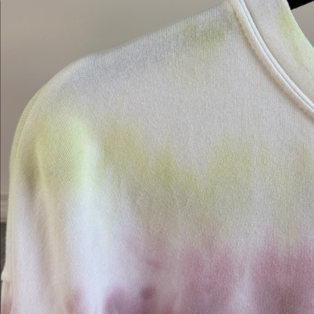 Evereve • Sanctuary Perfect Fleece Sweatshirt Cherry Lime S - Picture 3 of 6